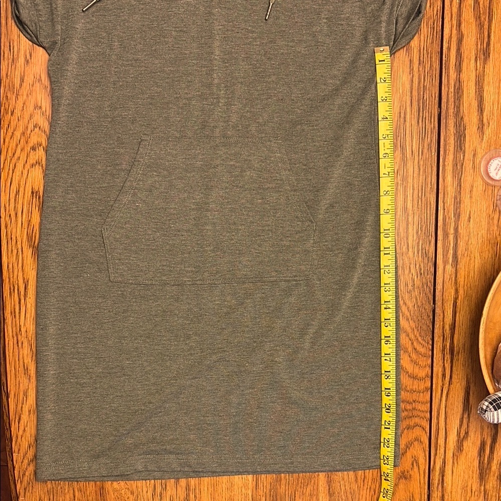 Kyodan Olive Hoodie Dress Large - Picture 6 of 7